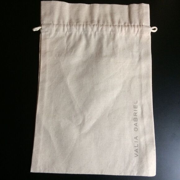 NWOT Valia Gabriel Cotton Drawstring Dust Bag - Picture 1 of 5